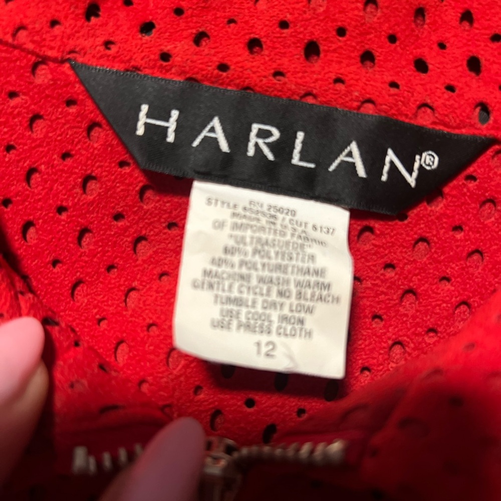 Red Suede Jacket - Picture 5 of 5